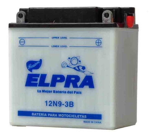Bateria Elpra 12n9-3b Acido Incluido C/caja