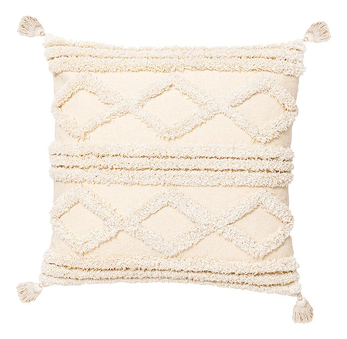 Boho Throw Pillow Cover Funda De Cojín De Almohada Tejida