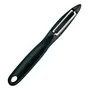 Pelador Universal Gadnic Acero Inoxidable Dentado Ergonómico Para Frutas Verduras Negro
