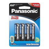 Pila Panasonic Carbon Zinc Azul Aa C/4 Um-4np/4b