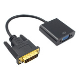 1 Pc De Convertidor De Dvi-d A Vga Cables De Macho A Hembra