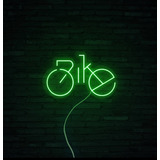 Letrero Led Neon Bicicleta Bike 30*40cm Luminoso