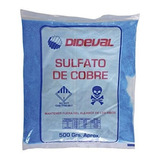 Sulfato De Cobre 500grs Dideval