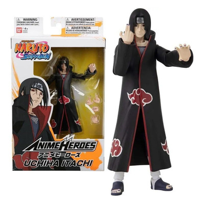 Boneco Articulado Itachi Uchiha Naruto Bandai - Fun F00514