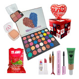 Set Maquillaje Regalo Dia Del Amor Sombra Y Labial Te Amo