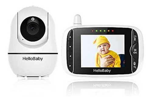 Monitor De Video Para Bebes Con Camara Y Audio, Control Re