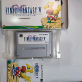 Cartucho Final Fantasy V Completo En Caja Super Famicom