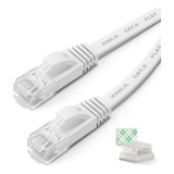 Cable Ethernet Xinca Cat6 Cable Lan De Red Plano Blanco De 7