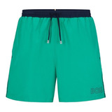 Hugo Boss Short De Baño Verde 2 Original Y Nuevo