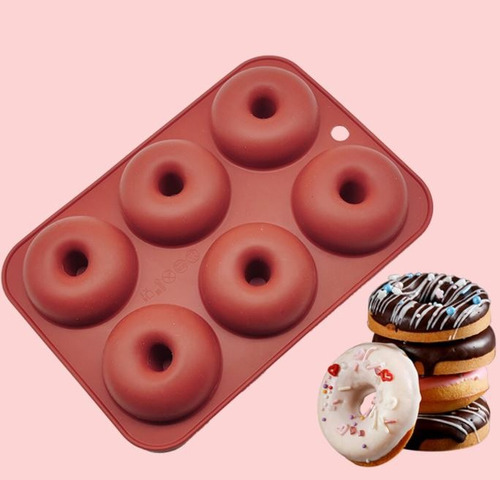 Molde De Silicona Donuts