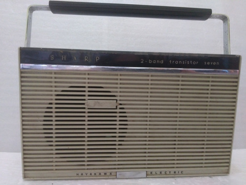 Rádio  Antigo Sharp Com Vitrola Bx_310