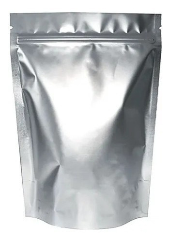 Bolsas Stand Up Pouch Plateadas 8 Oz