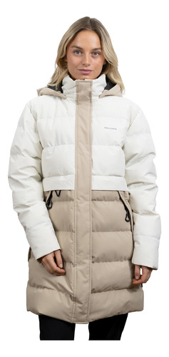 Parka Venturesome Beige Mujer Falcone 