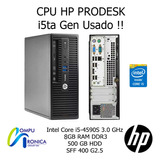 Cpu Hp Prodesk 400 G2.5 Core I5 4ta Gen Usada!!