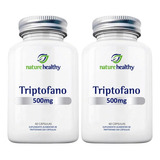 Kit 2x Bem Estar Saúde Triptofano 500mg Nature Healthy