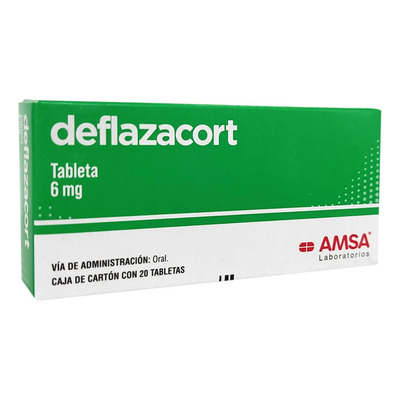 CARZOFLEP Deflazacort 6 Mg Caja C\u002F20 Tabletas (Amsa) - Laboratorios pisa, s.a. de c.v. | MercadoLibre
