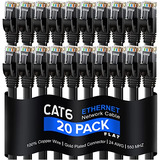 Cable Ethernet Cat 6 De 12 Pies Diseño Plano Que Ahorr...