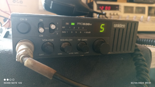 Radio Filipino Cb Uniden 40 Canales Usado $1300 Pesos