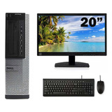 Cpu Dell Optiplex 790/990 Core I5 4gb 320gb + Monitor 20'