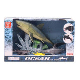 Ocean World Set 4 Animales Marinos Pvc Caja Int 99575 Wabro