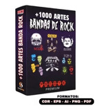 Pack + 1000 Artes Bandas De Rock Estampas Sublimação 