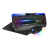 Sades Battle Ram Combo Set Teclado Mouse E Mousepad Gamer