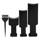 Juego De Herramientas De Peluquería Tint Hair Brush, 4 Pieza