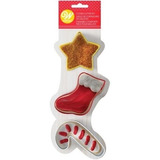 Set X3 Cortantes  Navideños Cookies Navidad Wilton Original