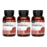 Pack X3 Vitamina D3 Natier Frascos 50 Cápsulas Sin Tacc