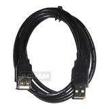 Cable Extensión Usb 2.0 Macho Hembra 1.8 Metros Color Negro