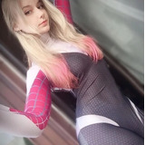 Disfraz Cosplay Gwen Stacy Spider Man Adulto Infantil Mujer