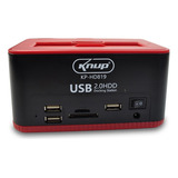 Case Dock Station Knup Hd Sata 2,5/3,5 Sd Pendrives Usb 2.0