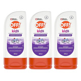 Kit Loção Repelente De Insetos Johnson Off! Kids 200ml C/3