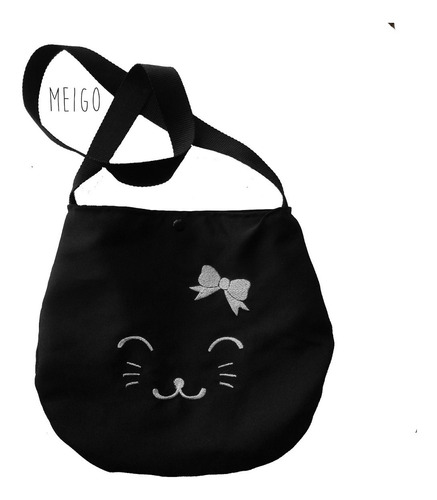 Cartera Chica Gato Moño Kawaii Cat Kitty Infantil