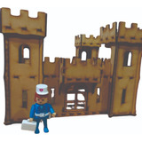 Castillo Medieval Tamaño Playmobil (28x29x21)