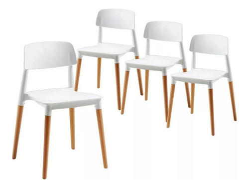 Sillas Milan X4 Nordica Madera Diseño Moderno Novara Baires4