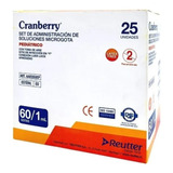 Bajada De Suero Cranberry Microgotas 60 Gotas 1ml 25 Uds