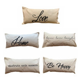 Almohadon Frases Deco Home Living Room Oferta Mayorista X10.