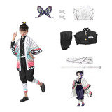 Kimetsu No Yaiba Traje De Kimono De Cosplay Para Niños-kocho