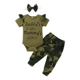 Ropa De Bebé, Mameluco, Trajes Modernos For Niñas, Camuflaj