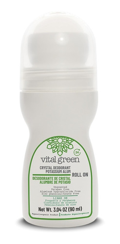 Vital Green Desodorante Roll On Natural 90ml (paquete 1 Und)