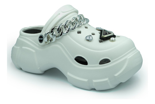 Sandalias Crocs Zuecos Mujer Con Plataforma Gruesa Tendencia