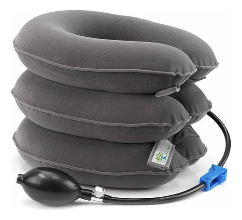 Almohada Cojín Inflable 3 Nivel Cervical Viaje Avión G3