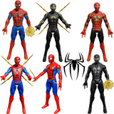 Set 6 Muñecos Spiderman Hombre Araña Juguete Con Luz