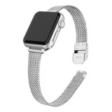 A Correa Milanesa For Apple Watch Band Series 8 7 6, 41 45 L