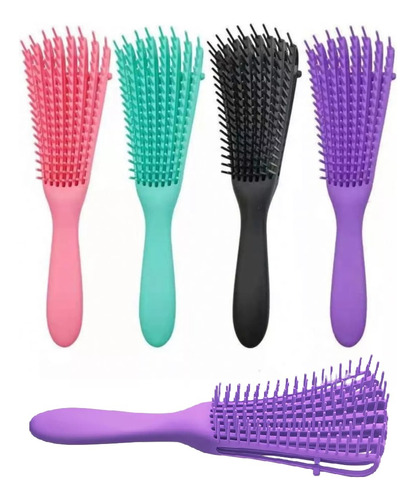 Kit 2 Pente De Cabelo Escova Povo Modeladora Desembaraçadora