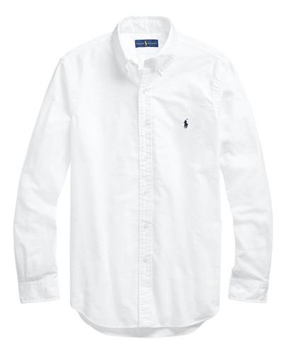 Camisa Hombre Polo Ralph Lauren White Oxford Original
