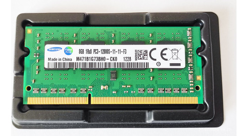 Memoria Ram Samsung 8gb Ddr3 Pc3-12800s Notebook