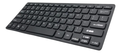 Teclado P/computador Alámbrico Slim Tipo Mac K1000 Negro