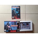 Nosferatu Cartucho Rpro Con Caja Y Manual Rpro Snes